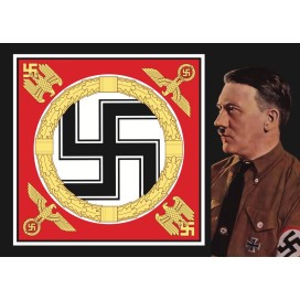 Postkarte Führerstandarte (DIN A 5)